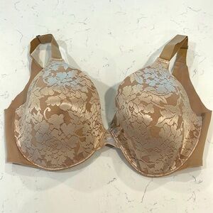 Soma bra 34DD floral nude